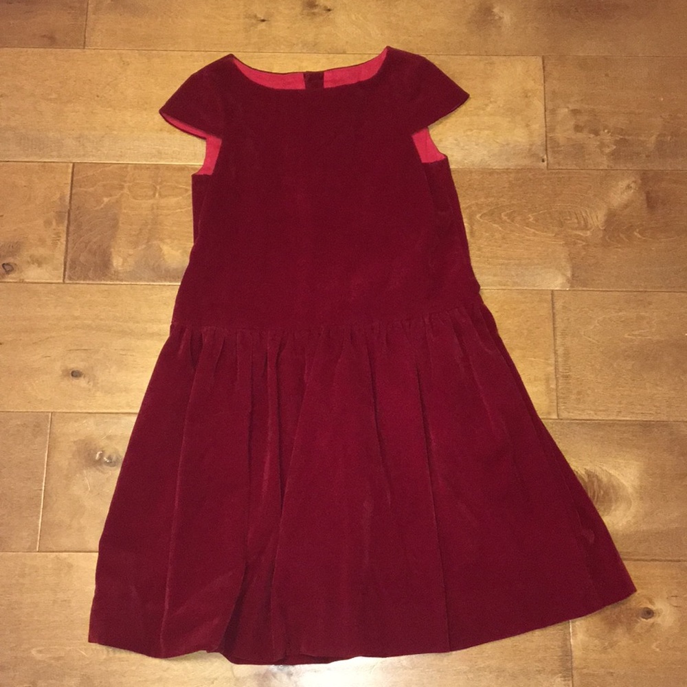 ❤️Busy Bee Girls Red Soft Formal Dress❤️